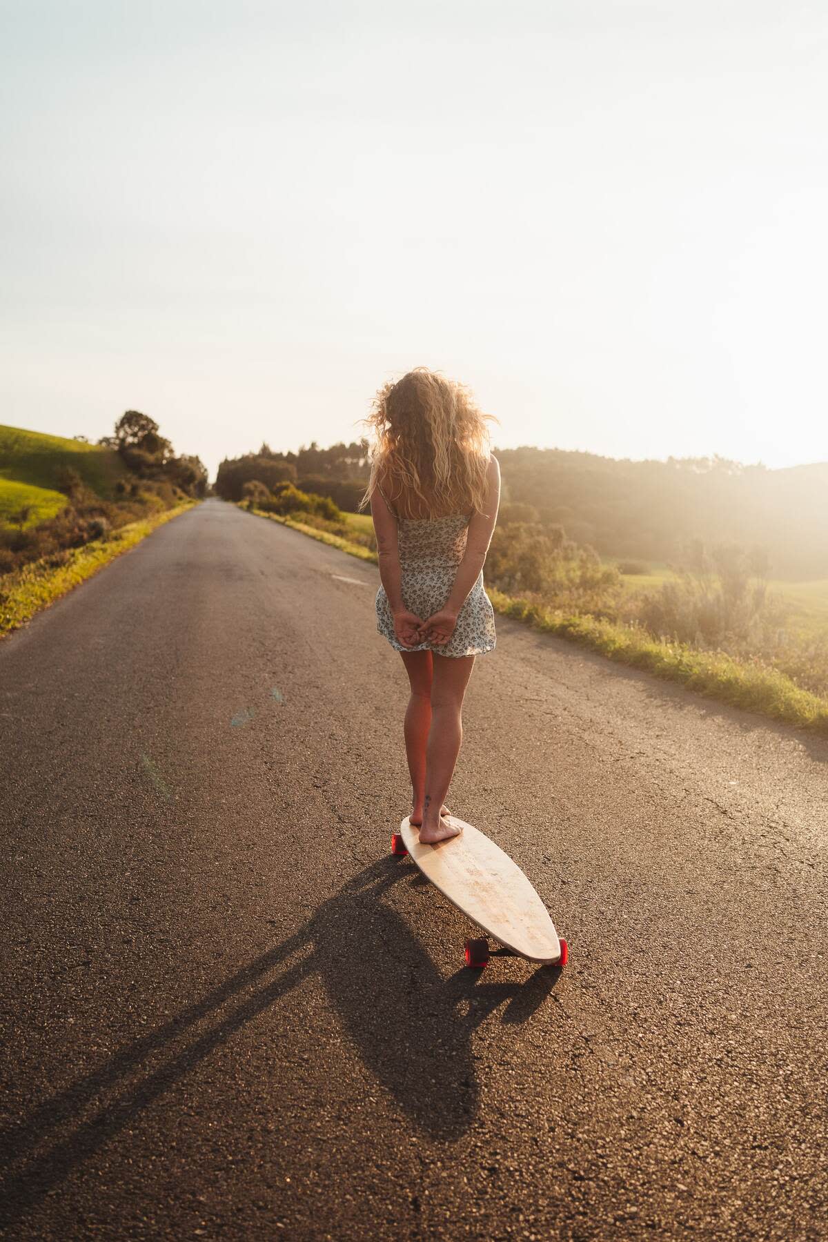 Girl skating Alentejo