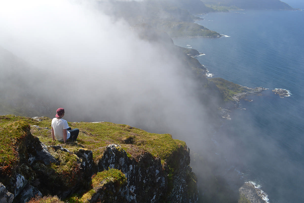 View over Hoddevik Norway