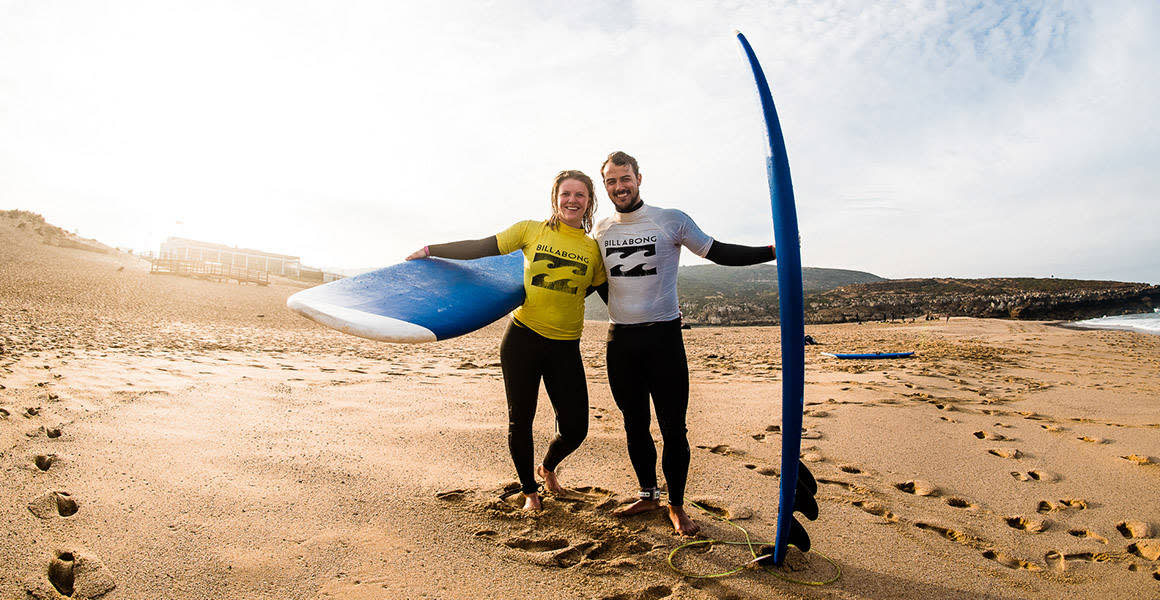 Couple in Ericeira, Portugal