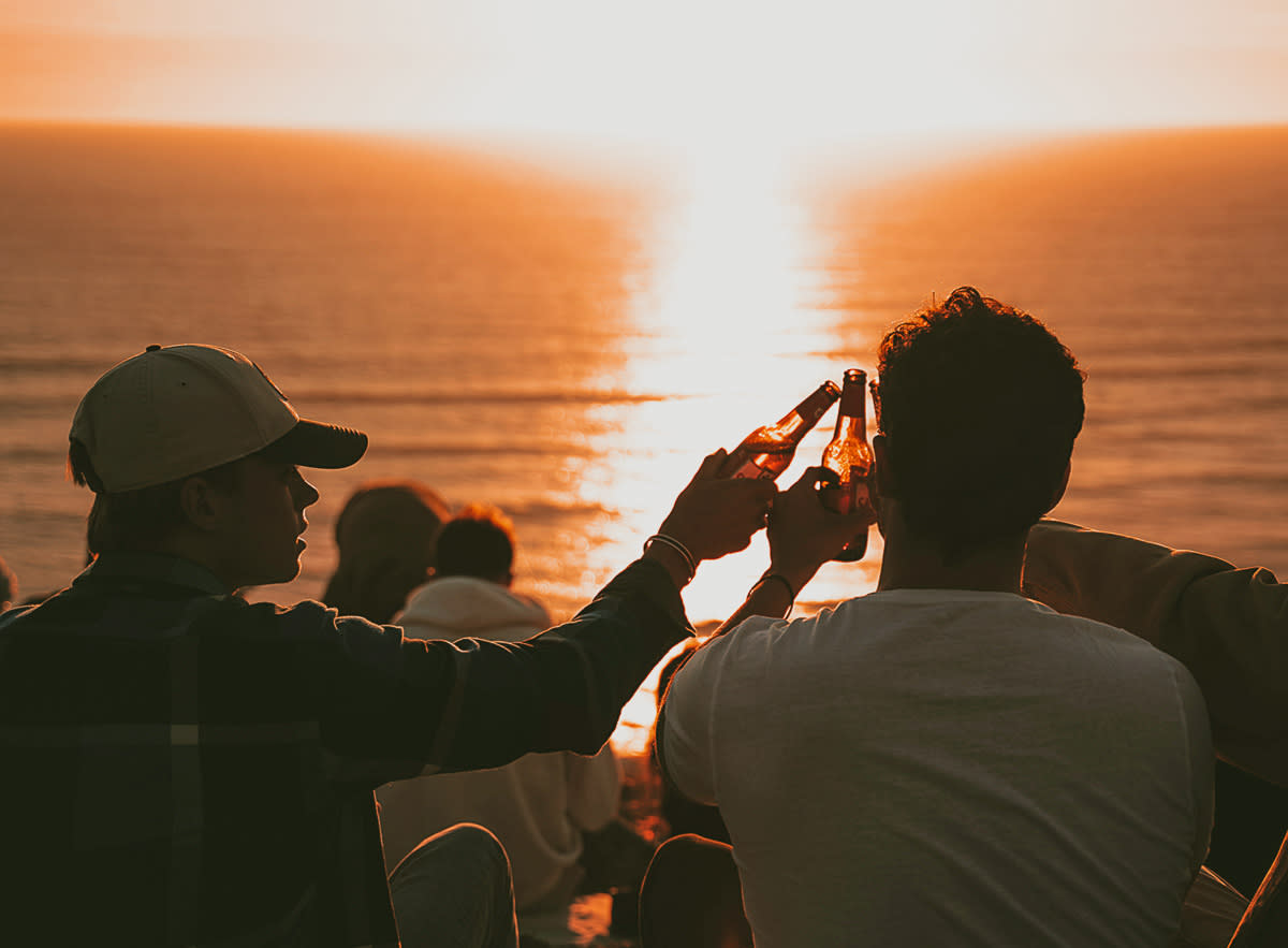 cheers-sunset