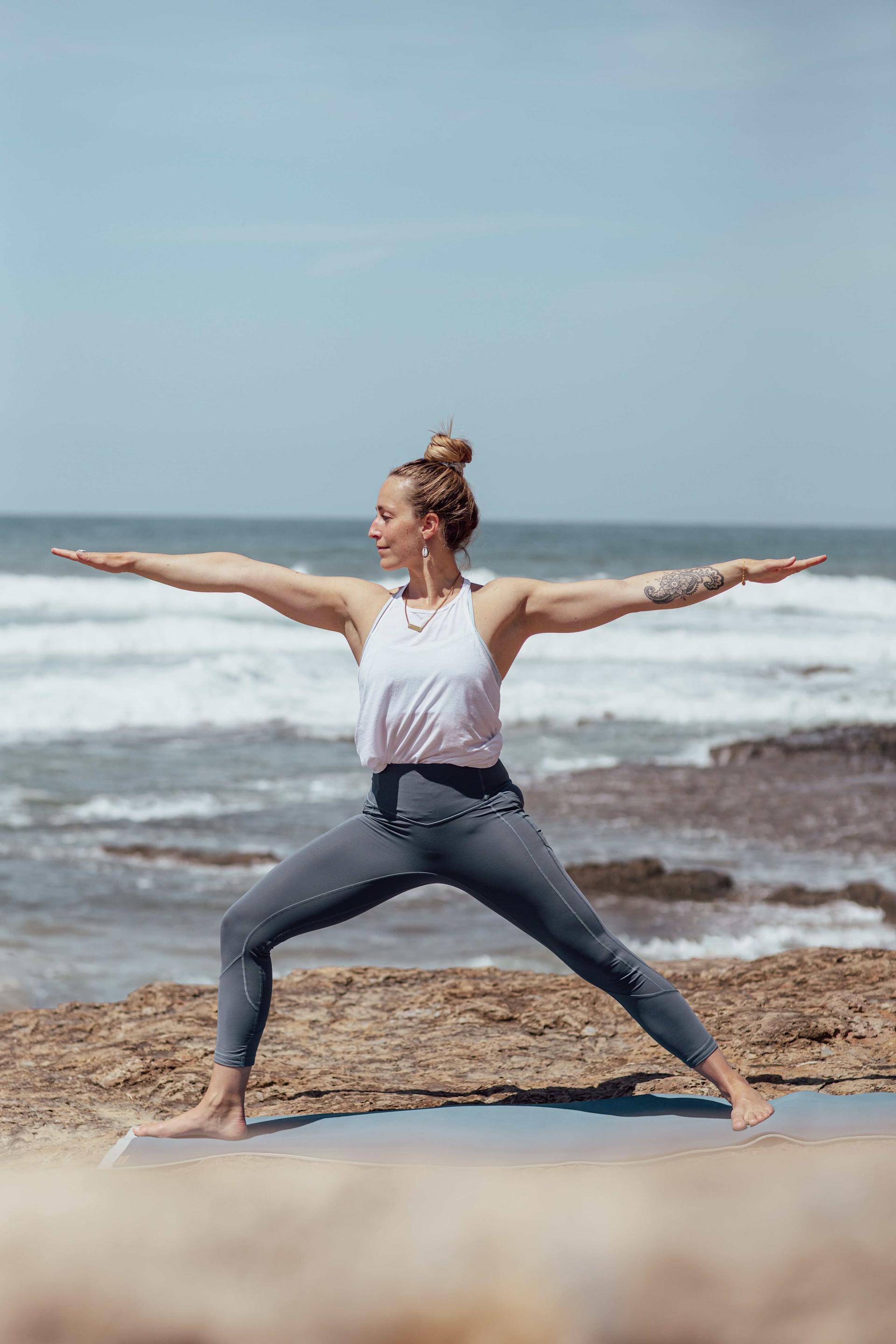 Warrior 2 Yoga Pose Ericeira