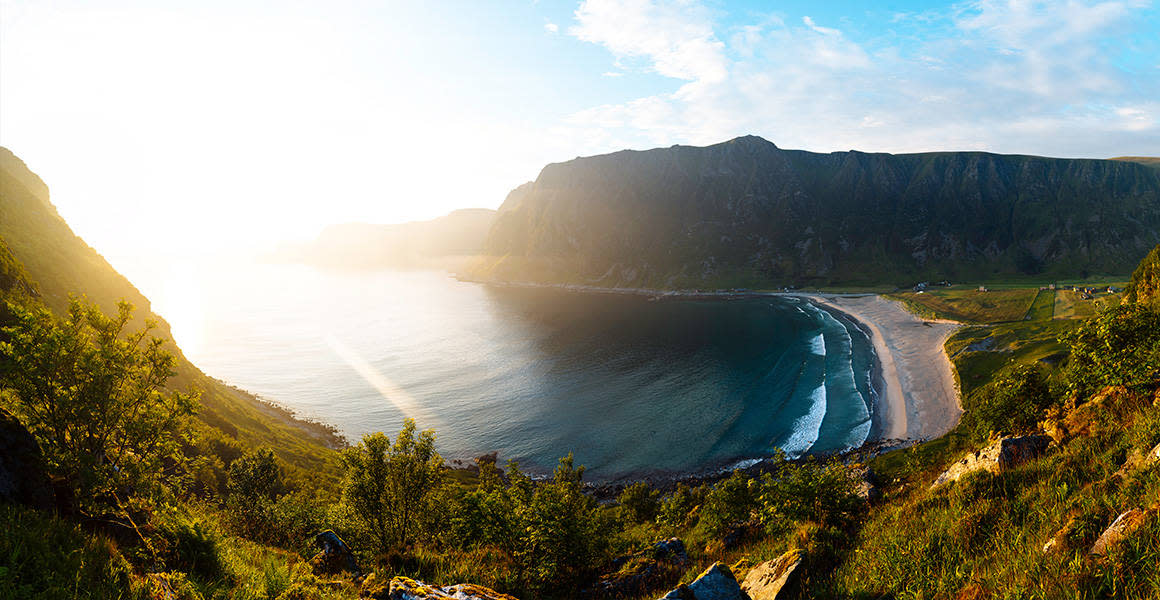 Hoddevik bay