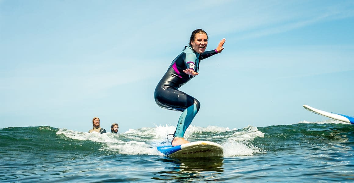 beginner surf