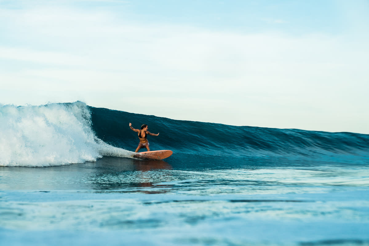 Surfer in Santa Teresa