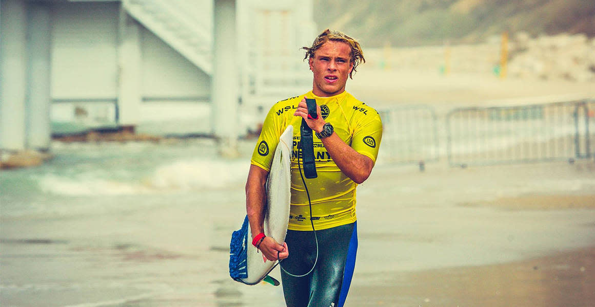 Lillebror Oliver efter endt heat i QS konkurrence i Israel. Foto: Palmahim Hooligans