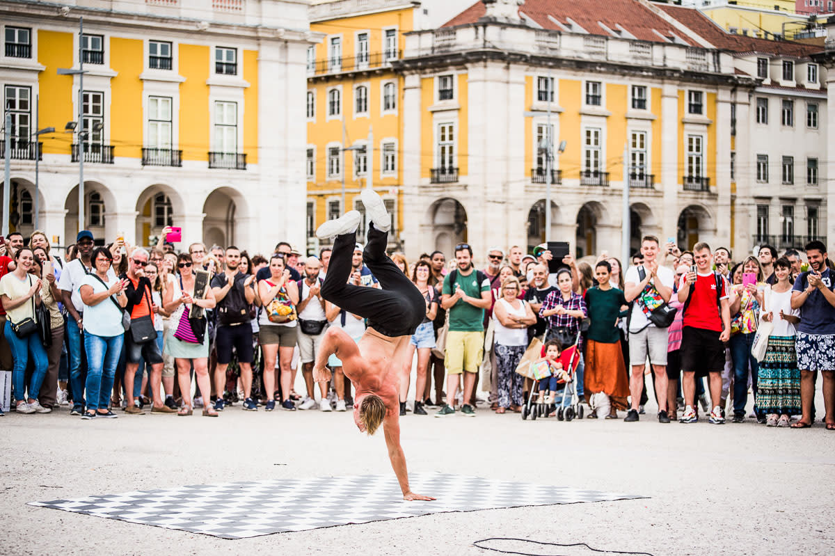Breakdancer in Lisbon