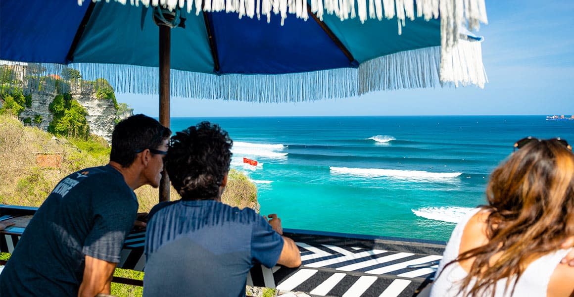 watching waves bali