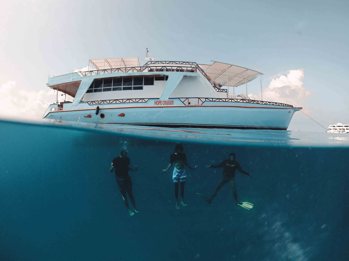 Boat cruise maldives