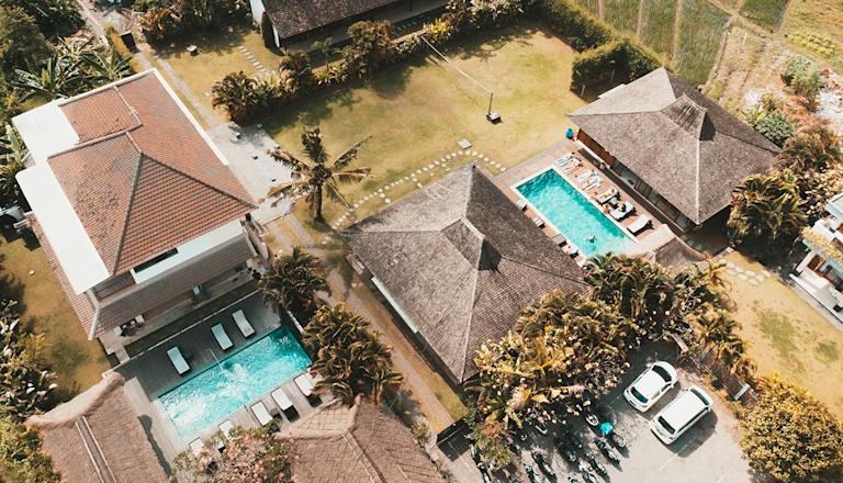 Camp Overview Drone Bali