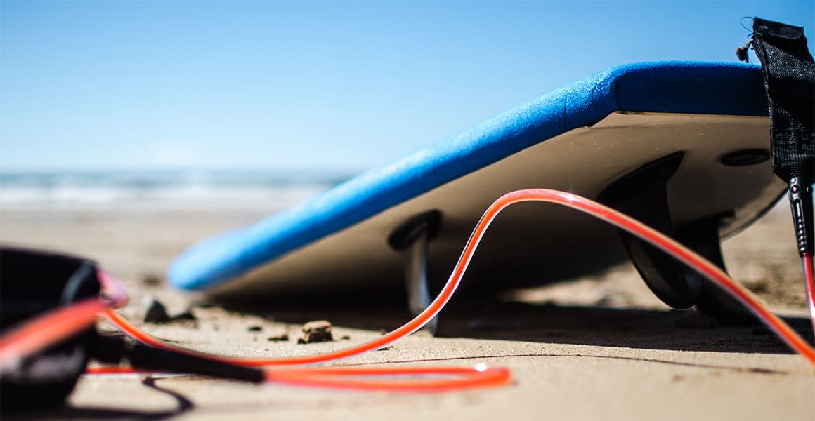 foam surfboard