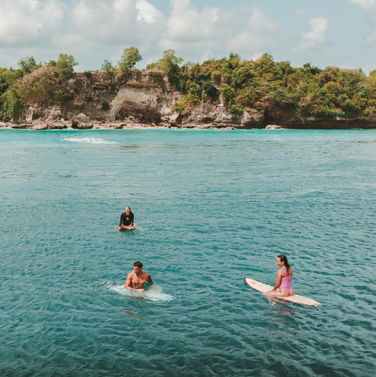 Surfers in the lineup